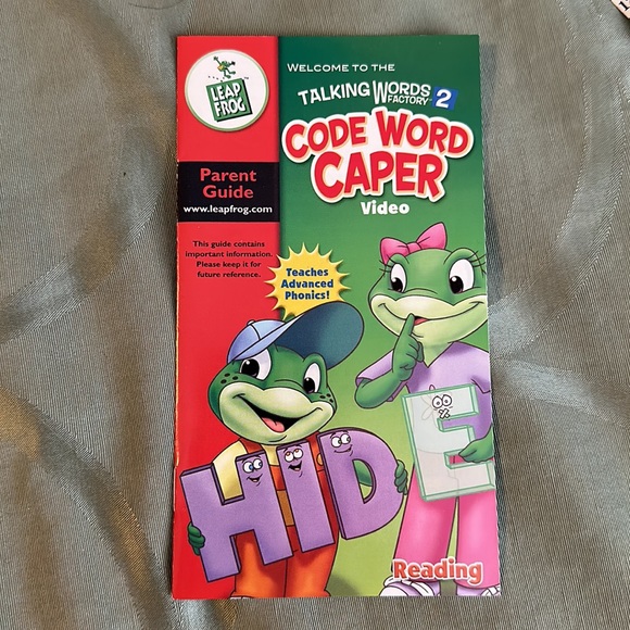 Leap Frog VHS Code word caper video for kids - Picture 4 of 4